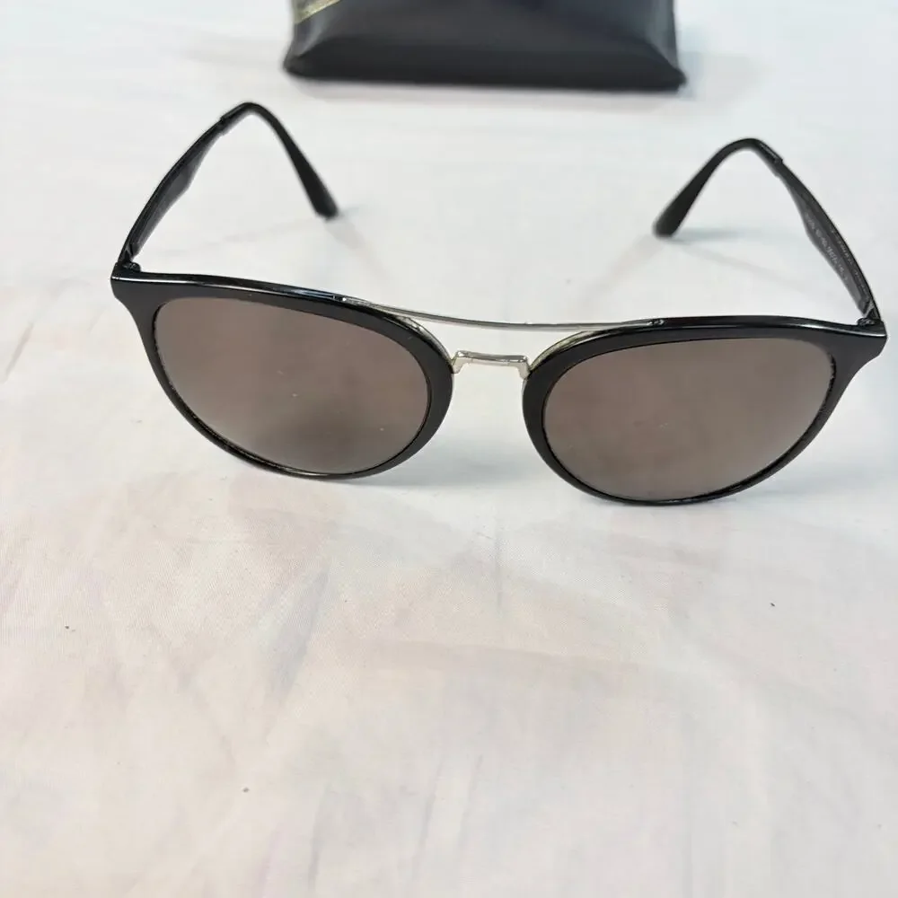 VTG Unisex Ray Ban Frames only. RN 4285. black and silver. sunglasses, glasses